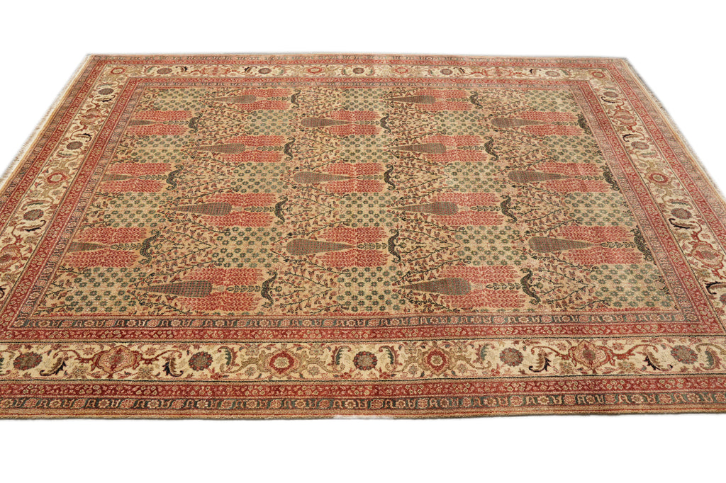 9 x 12 Willam Morris New Handmade Rug #B-78876