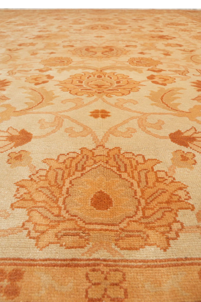 8.9 x 12  Quality Beige Gold Chobi Peshawar Rug #PIX-14504