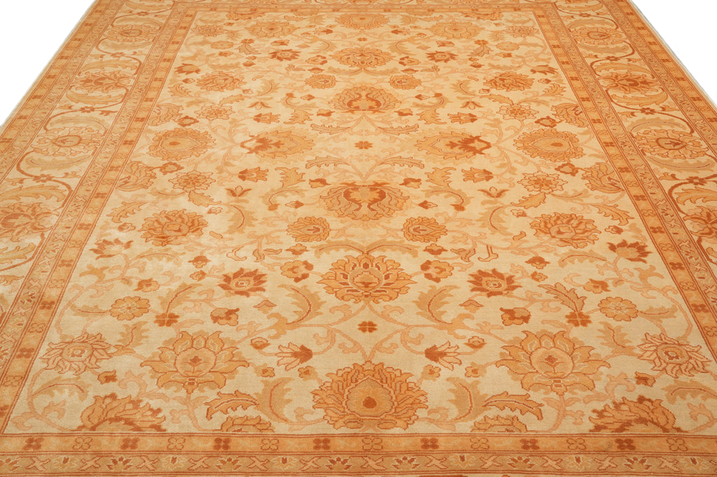 8.9 x 12  Quality Beige Gold Chobi Peshawar Rug #PIX-14504