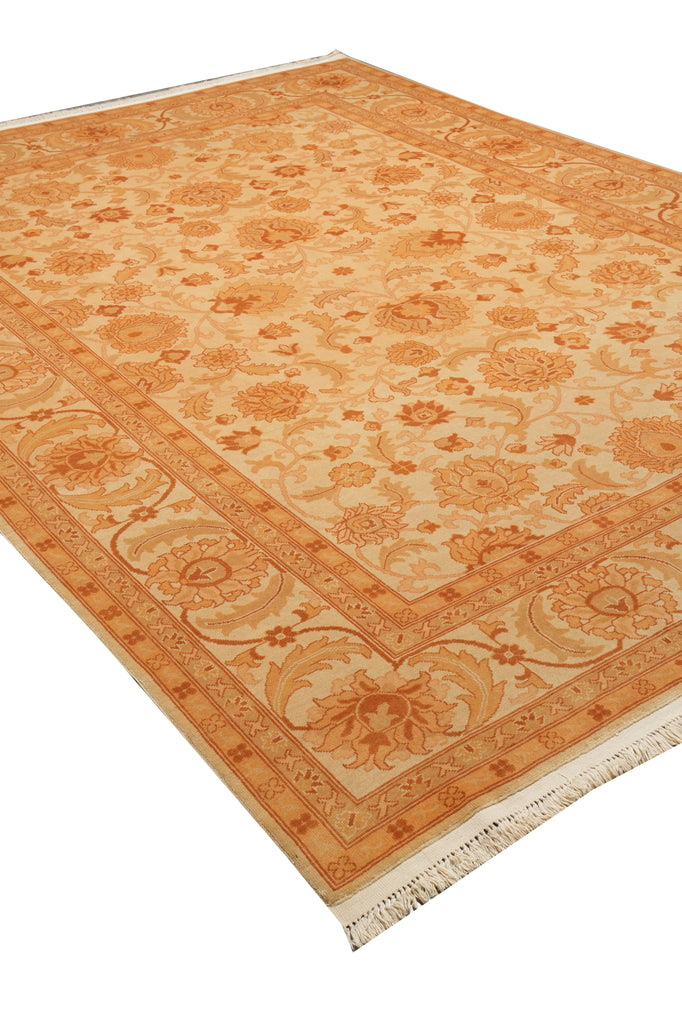 8.9 x 12  Quality Beige Gold Chobi Peshawar Rug #PIX-14504