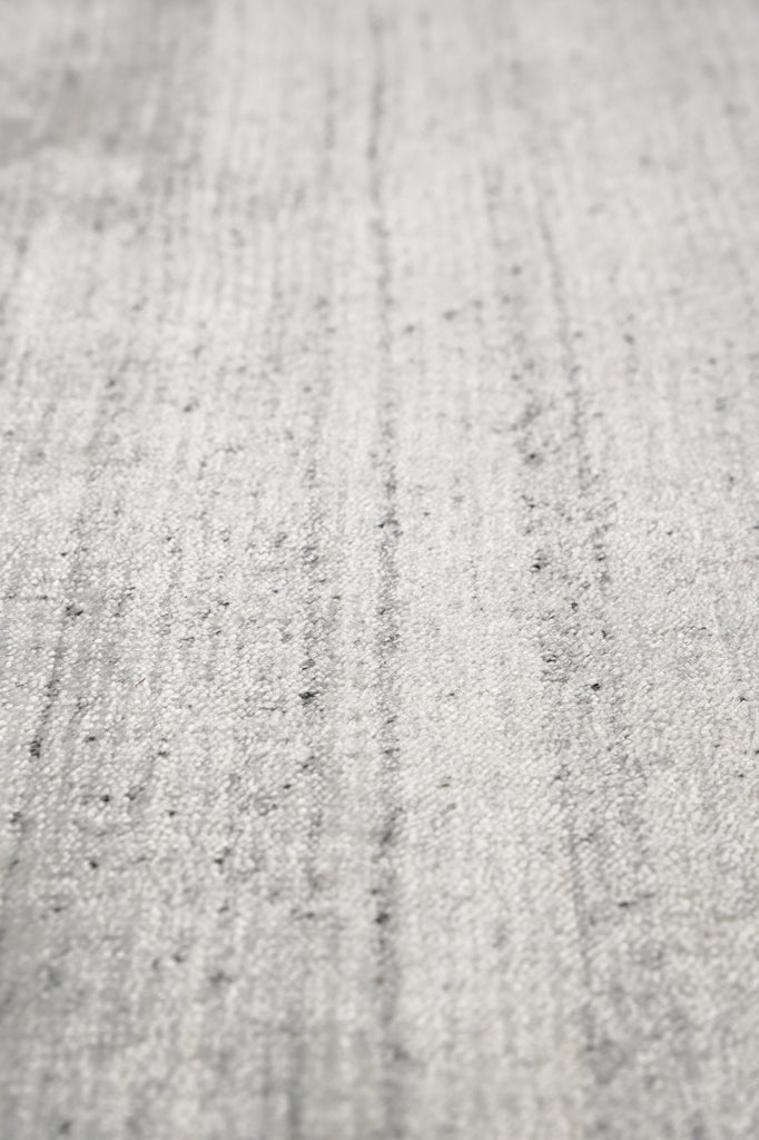 9 x 12 Contemporary Wool Handmade Gray Rug #F-4619