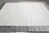 Load image into Gallery viewer, 9 x 12 Contemporary Wool Handmade Gray Rug #F-4619