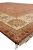 Load image into Gallery viewer, 9 x 12  Salmon Rose Natural Wool Quality Agra Rug #B-72559