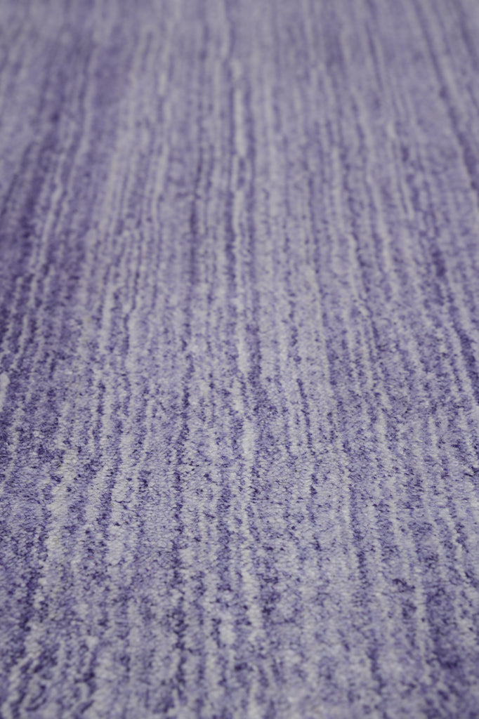 9 x 12 Lavander Plain Color Modern Wool Handmade Rug #F-4620