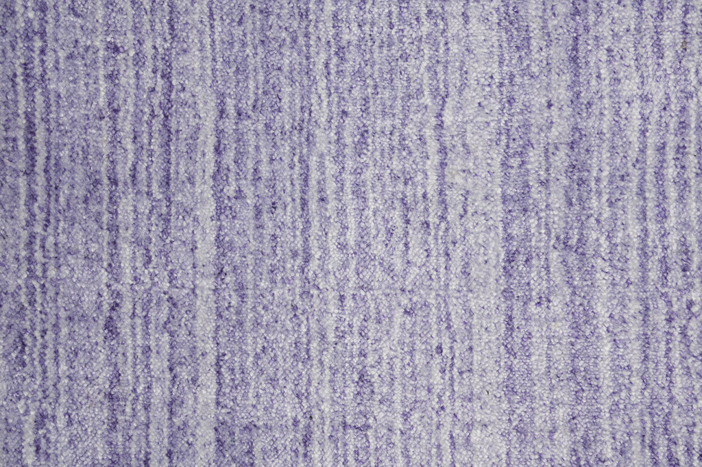 9 x 12 Lavander Plain Color Modern Wool Handmade Rug #F-4620