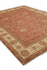 Load image into Gallery viewer, 9 x 12  Salmon Rose Natural Wool Quality Agra Rug #B-72559
