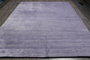 Load image into Gallery viewer, 9 x 12 Lavander Plain Color Modern Wool Handmade Rug #F-4620