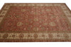 Load image into Gallery viewer, 9 x 12  Salmon Rose Natural Wool Quality Agra Rug #B-72559