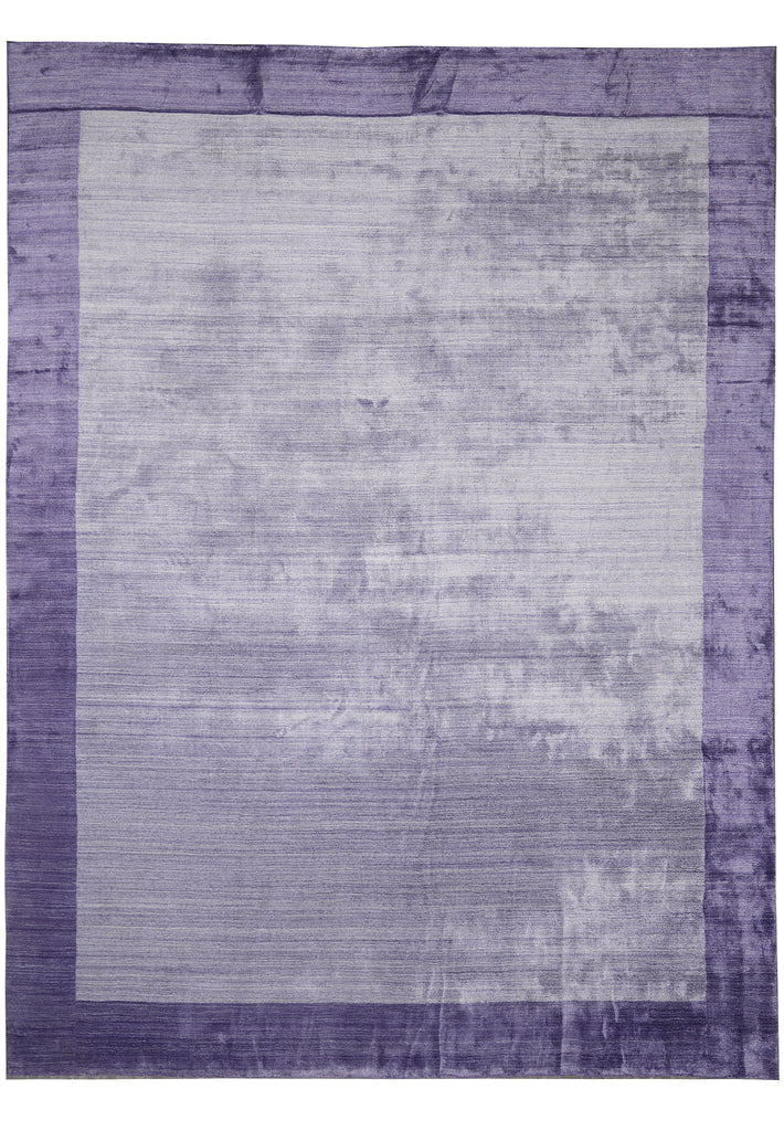 9 x 12 Lavander Modern Handmade Wool Rug