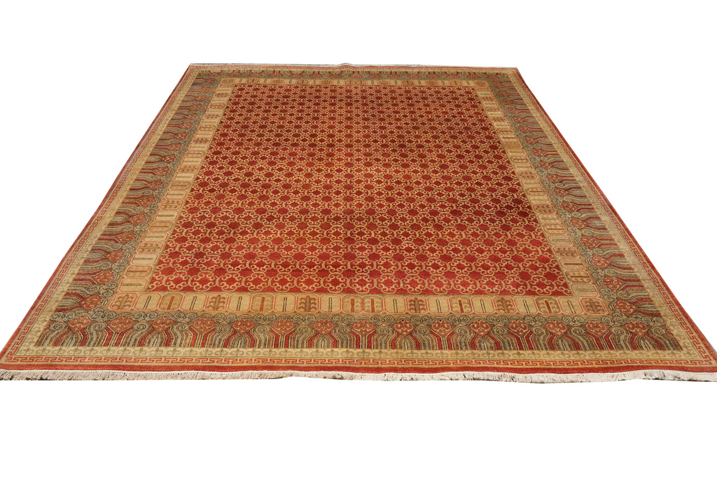 9 x 12.4 New Quality Agra Rug 