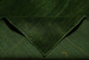 Load image into Gallery viewer, 8 x 10 Green Solid Plain Color Contemporary Handmade Rug #F-4624