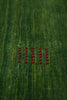 Load image into Gallery viewer, 8 x 10 Green Solid Plain Color Contemporary Handmade Rug #F-4624