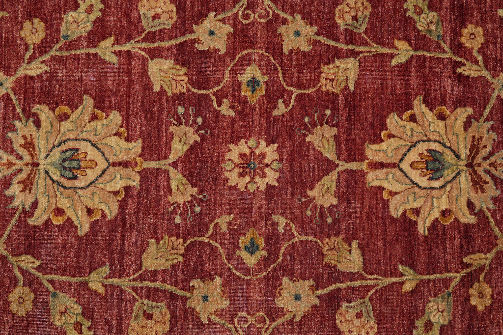 8.9 x 11.4 Quality Natural Ghazni Wool Chobi Peshawar Rug #PIX-804-94