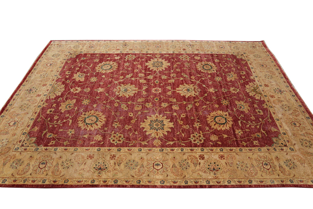 8.9 x 11.4 Quality Natural Ghazni Wool Chobi Peshawar Rug
