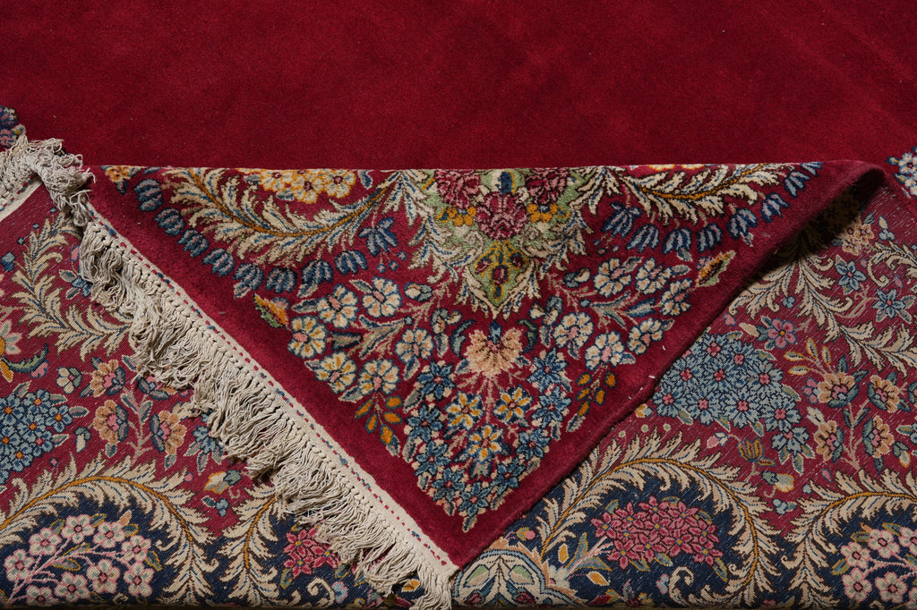 11.6 x 16 Semi-Antique Persian Kerman Rug Majestic Open Field Sale #PIX-10775