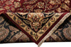 Load image into Gallery viewer, 9 x 12 Quality Handmade Jaipur Rug Dense Lustrous Wool Burgundy Black #F-4380