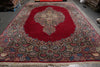 Load image into Gallery viewer, 11.6 x 16 Semi-Antique Persian Kerman Rug Majestic Open Field Sale #PIX-10775