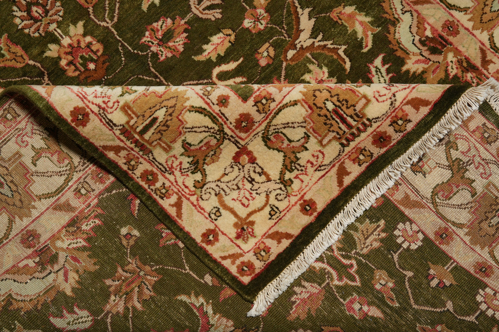 5.7 x 8 Pine Green Quality Jaipur Rug #B-71433