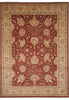 Load image into Gallery viewer, 9 x 12 Natural Wool Handmade Agra Rug Rust