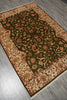 Load image into Gallery viewer, 5.7 x 8 Pine Green Quality Jaipur Rug #B-71433