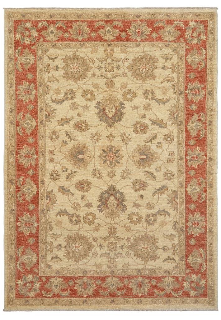 5 x 7 Chobi Peshawar Ghazni Wool Rug - Pakistan #PIX-22297