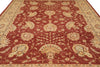 Load image into Gallery viewer, 9 x 12 Natural Wool Handmade Agra Rug Rust #PIX-10211
