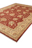 Load image into Gallery viewer, 9 x 12 Natural Wool Handmade Agra Rug Rust #PIX-10211