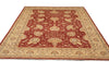Load image into Gallery viewer, 9 x 12 Natural Wool Handmade Agra Rug Rust