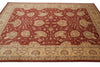 Load image into Gallery viewer, 9 x 12 Natural Wool Handmade Agra Rug Rust #PIX-10211