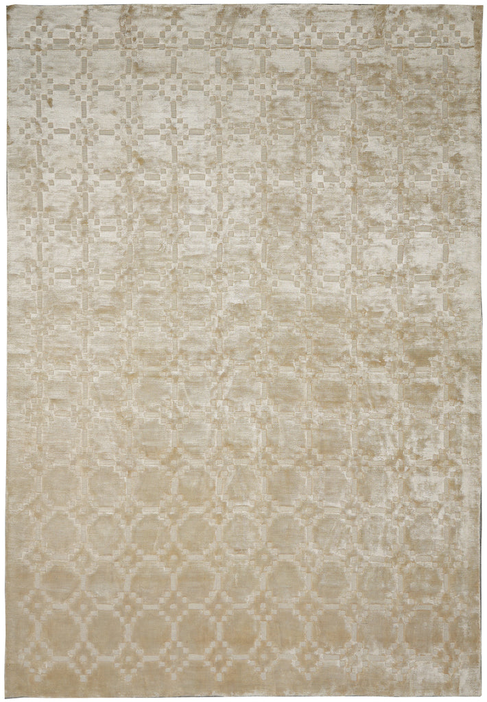 9 x 12 Modern Handmade bamboo Silk Rug