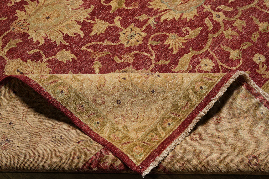 9 x 12 Natural Wool New Quality Handmade Agra Rug #PIX-804-91