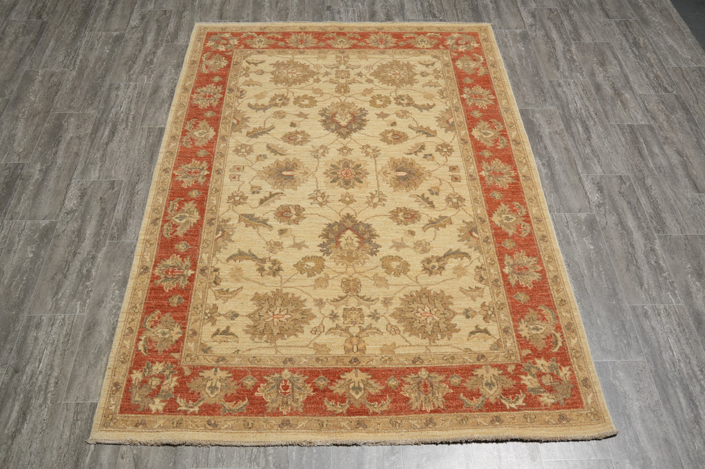 5 x 7 Chobi Peshawar Ghazni Wool Rug - Pakistan #PIX-22297