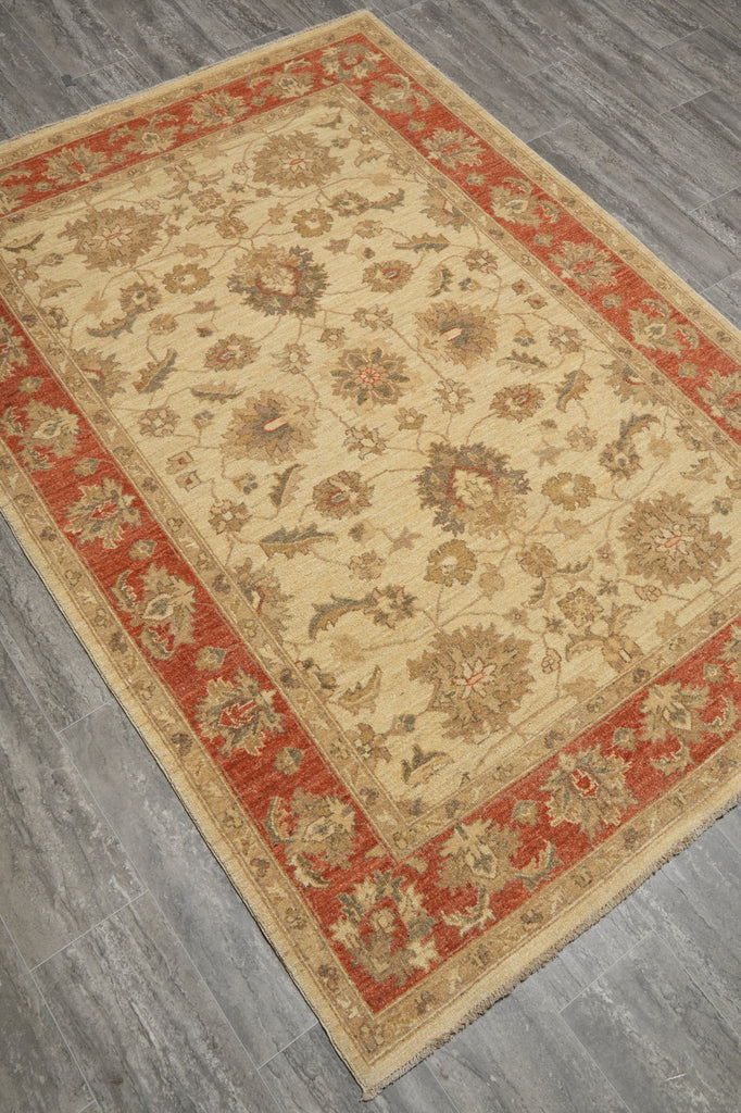 5 x 7 Chobi Peshawar Ghazni Wool Rug - Pakistan #PIX-22297
