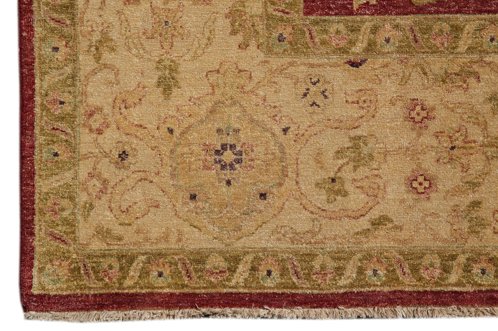 9 x 12 Natural Wool New Quality Handmade Agra Rug #PIX-804-91