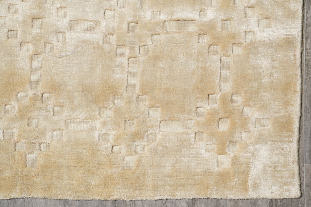 8 x 12 Bamboo Silk Handmade Rug #F-4627