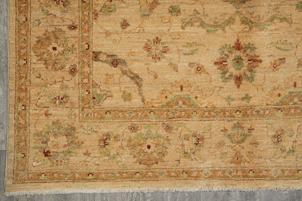 5 x 6.9 Chobi Peshawar Ziglar Rug Neutrals #PIX-HT-9484