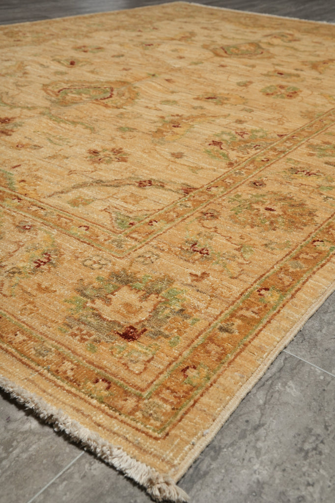 5 x 6.9 Chobi Peshawar Ziglar Rug Neutrals #PIX-HT-9484