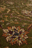 Load image into Gallery viewer, 5.5 x 8.6 Green Quality Handmade Wool Ziglar Rug #B-74029