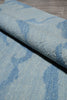 Load image into Gallery viewer, 5.3 x 8.4 Light Blue Kilim Duhrry Rug Handmade Wool #F-4629