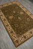 Load image into Gallery viewer, 5.5 x 8.6 Green Quality Handmade Wool Ziglar Rug #B-74029