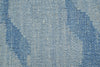 Load image into Gallery viewer, 5.3 x 8.4 Light Blue Kilim Duhrry Rug Handmade Wool #F-4629