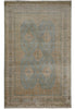 Load image into Gallery viewer, 6 x 8.9 Light Blue Oushak Rug Handmade Wool Carpet