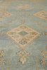 Load image into Gallery viewer, 6 x 8.9 Light Blue Oushak Rug Handmade Wool Carpet #F-4630