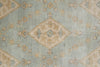 Load image into Gallery viewer, 6 x 8.9 Light Blue Oushak Rug Handmade Wool Carpet #F-4630