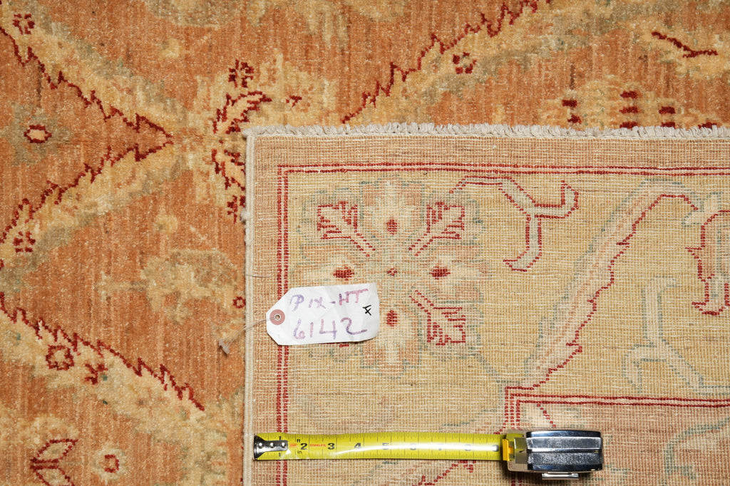 5.7 x 8 Apricot Chobi Peshawar Rug #PIX-HT-6142