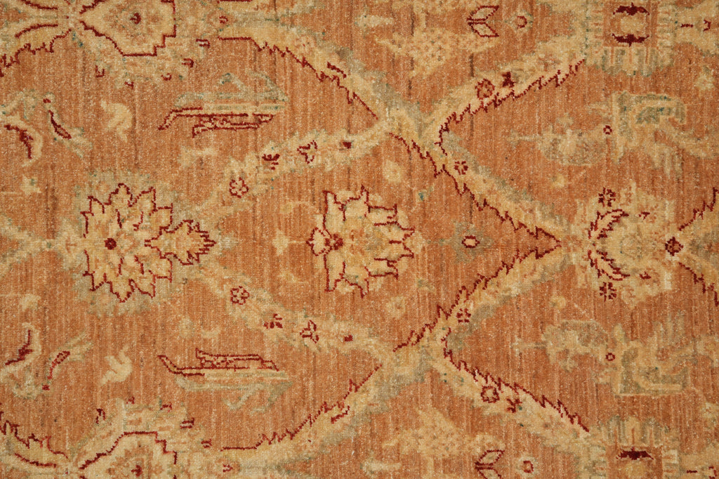 5.7 x 8 Apricot Chobi Peshawar Rug #PIX-HT-6142