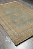 Load image into Gallery viewer, 6 x 8.9 Light Blue Oushak Rug Handmade Wool Carpet #F-4630