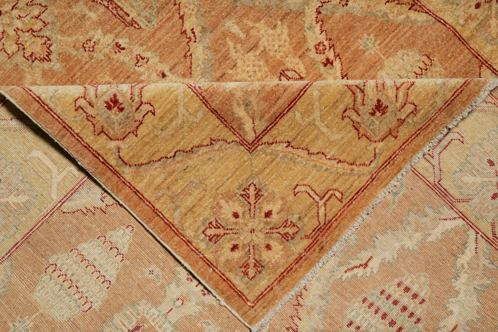 5.7 x 8 Apricot Chobi Peshawar Rug #PIX-HT-6142