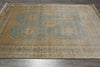 Load image into Gallery viewer, 6 x 8.9 Light Blue Oushak Rug Handmade Wool Carpet #F-4630