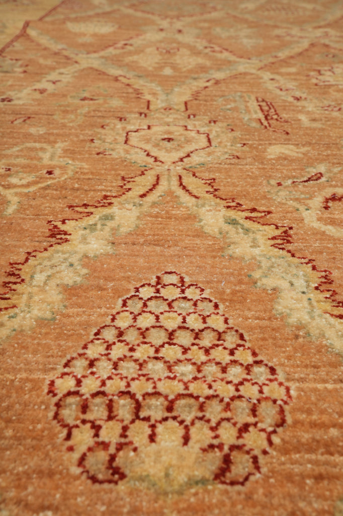 5.7 x 8 Apricot Chobi Peshawar Rug #PIX-HT-6142